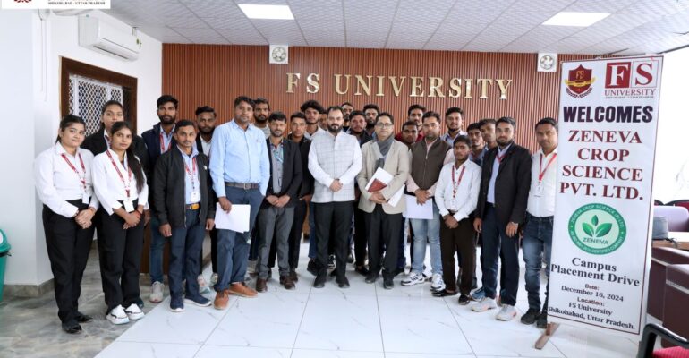 Zeneva Corp Science Pvt. Ltd. visited FS University for a placement drive